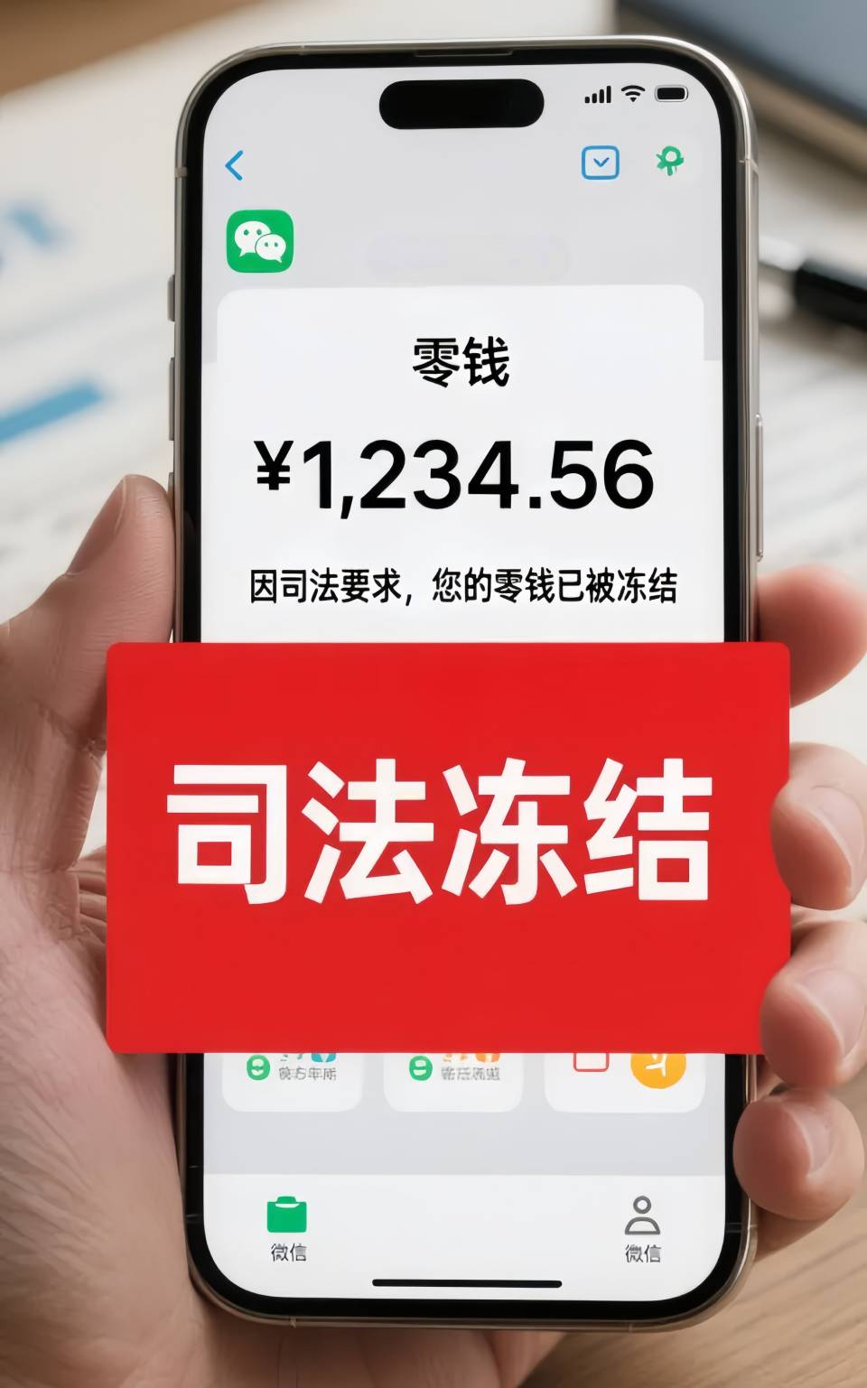 微信零钱被司法冻结怎么解决？分清保全和强制执行，依法申请解冻